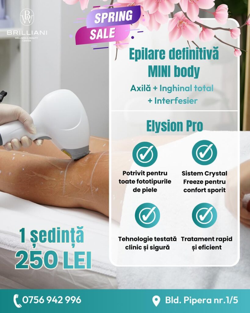 Epilare Definitivă MINI Body – 1 Ședință